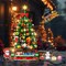 Rotating Christmas Tree Mini Building Set with LED Light - 1145PCS Christmas Building Blocks with Santa Snowman Rotatable Train Xmas Tree Home Decor 2024 for Adults Kids 10+